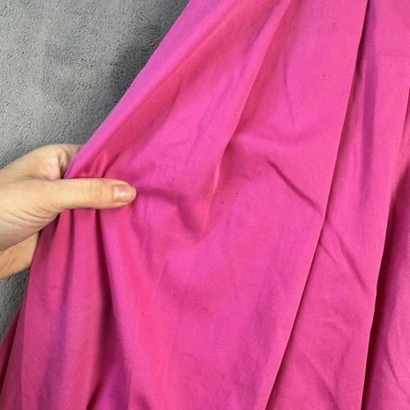 Peter‎ Som Dress Womens 14 Babydoll Pink Puff Sleeve Knee Length Chic Feminine - Picture 7 of 13